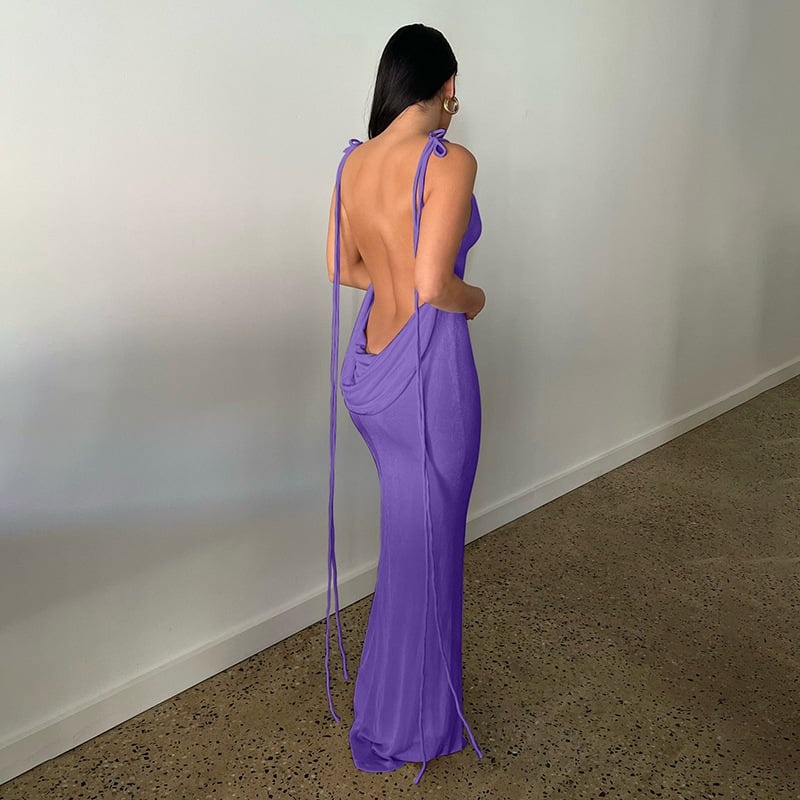 Eaksone - Serenity Backless Maxi Dress - Image 3