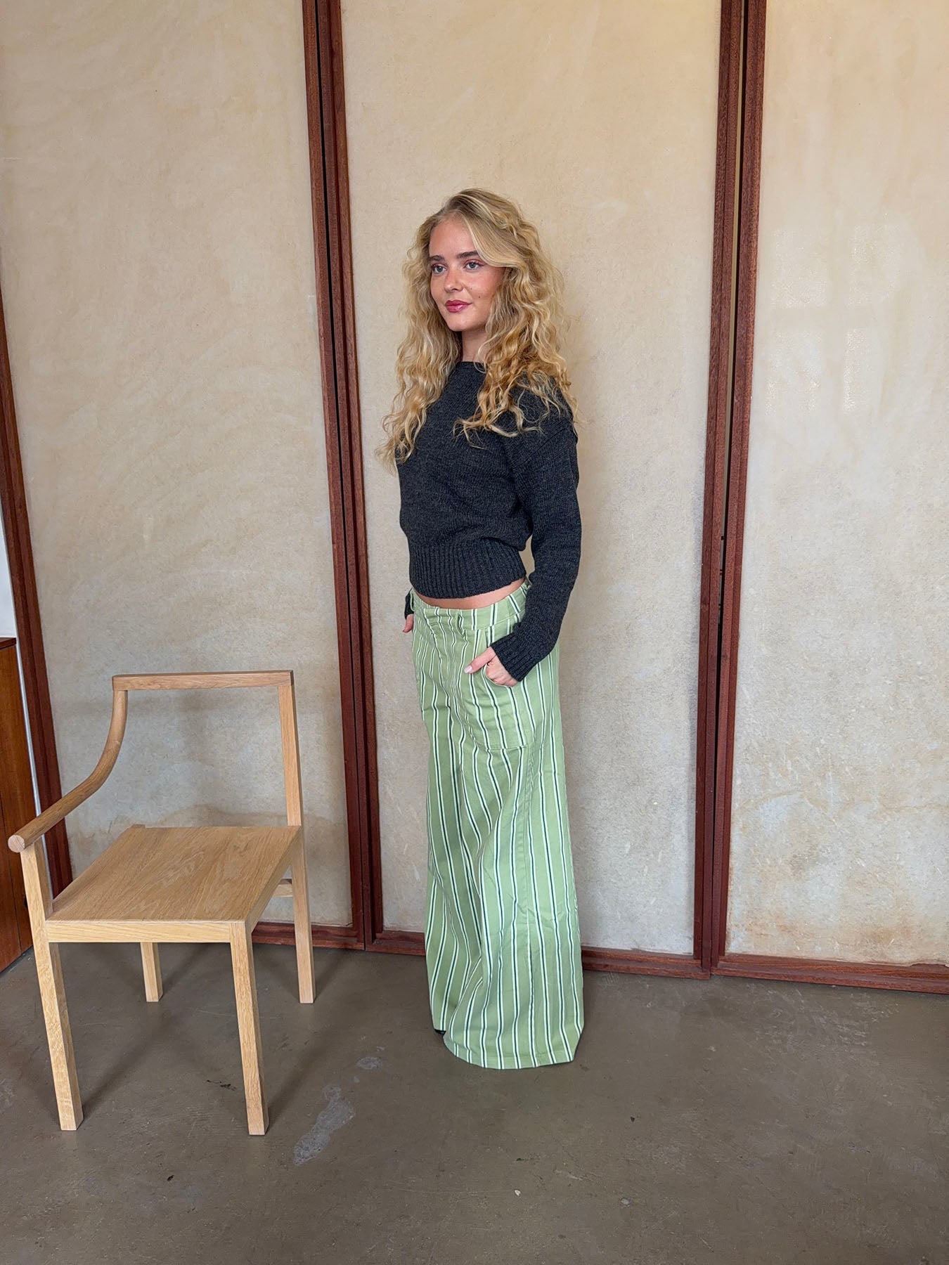 Lonny Green Striped Trousers | Women’s Casual Pants - Image 12