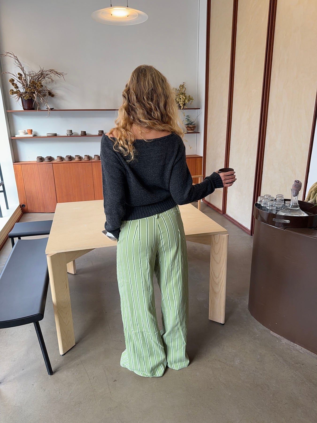 Lonny Green Striped Trousers | Women’s Casual Pants - Image 3