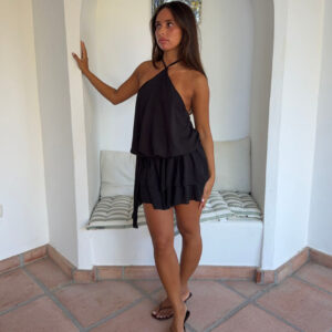 Lulitiana halterneck dress - Black