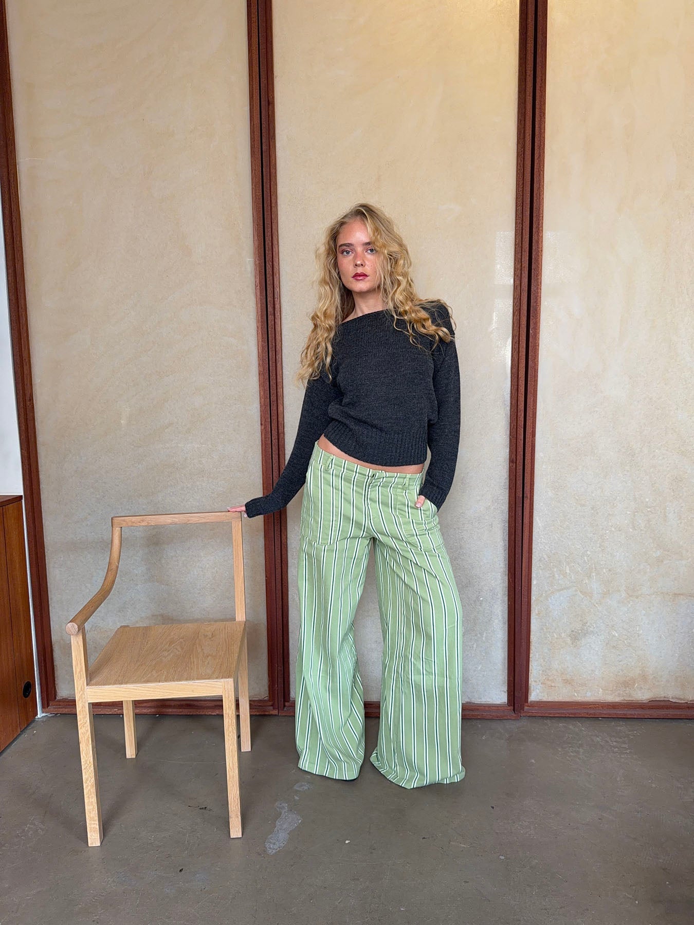 Lonny Green Striped Trousers | Women’s Casual Pants - Image 13