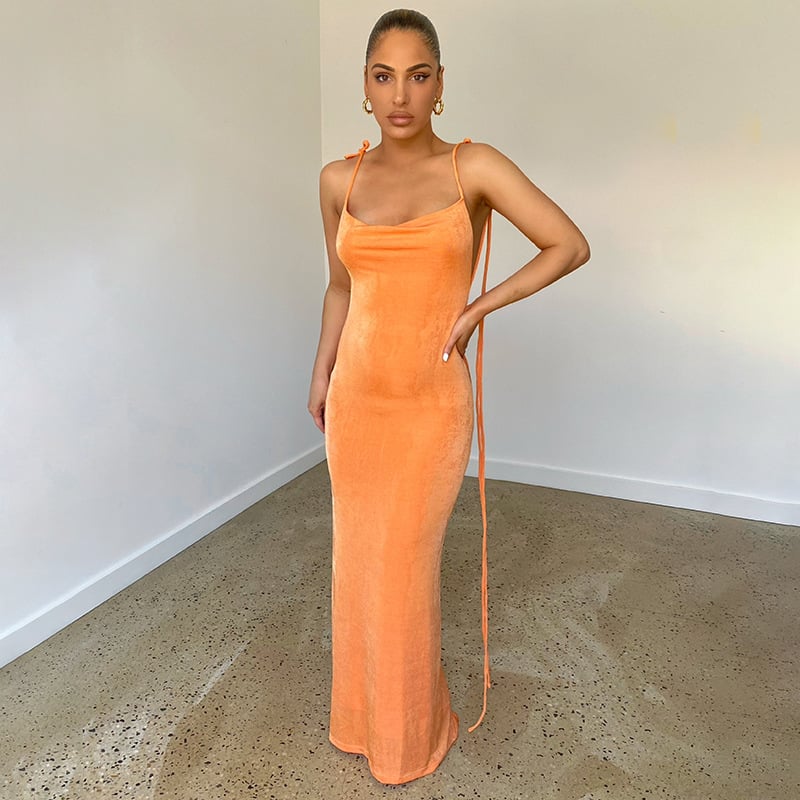 Eaksone - Serenity Backless Maxi Dress - Image 12