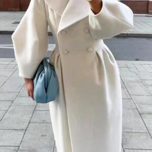 Elegant Solid Color Turndown Collar Outerwear(9 Colors)