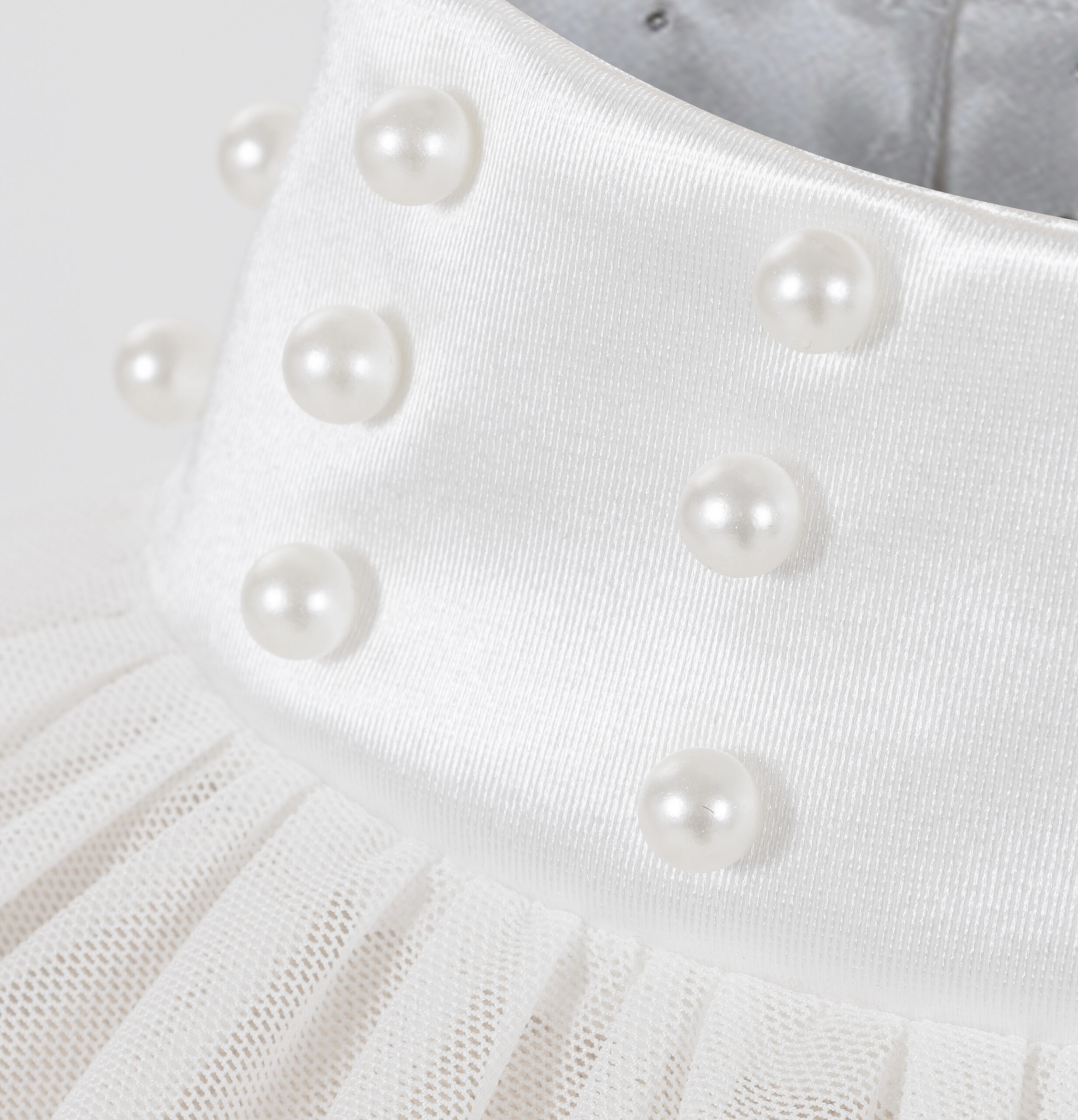 Halter Neck Mesh Beaded Suspender Dress Two-piece Set - Image 15