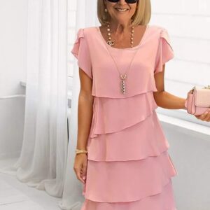 Loose Layer Chiffon Dress Dress
