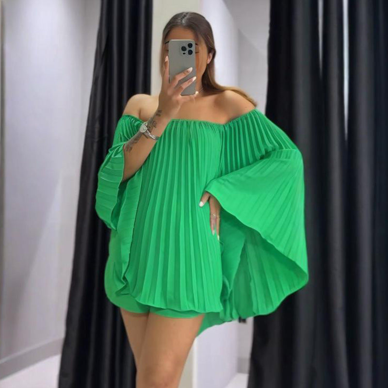 Pleated Bandeau Shorts Set - Image 14