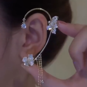 Diamond Butterfly Earrings