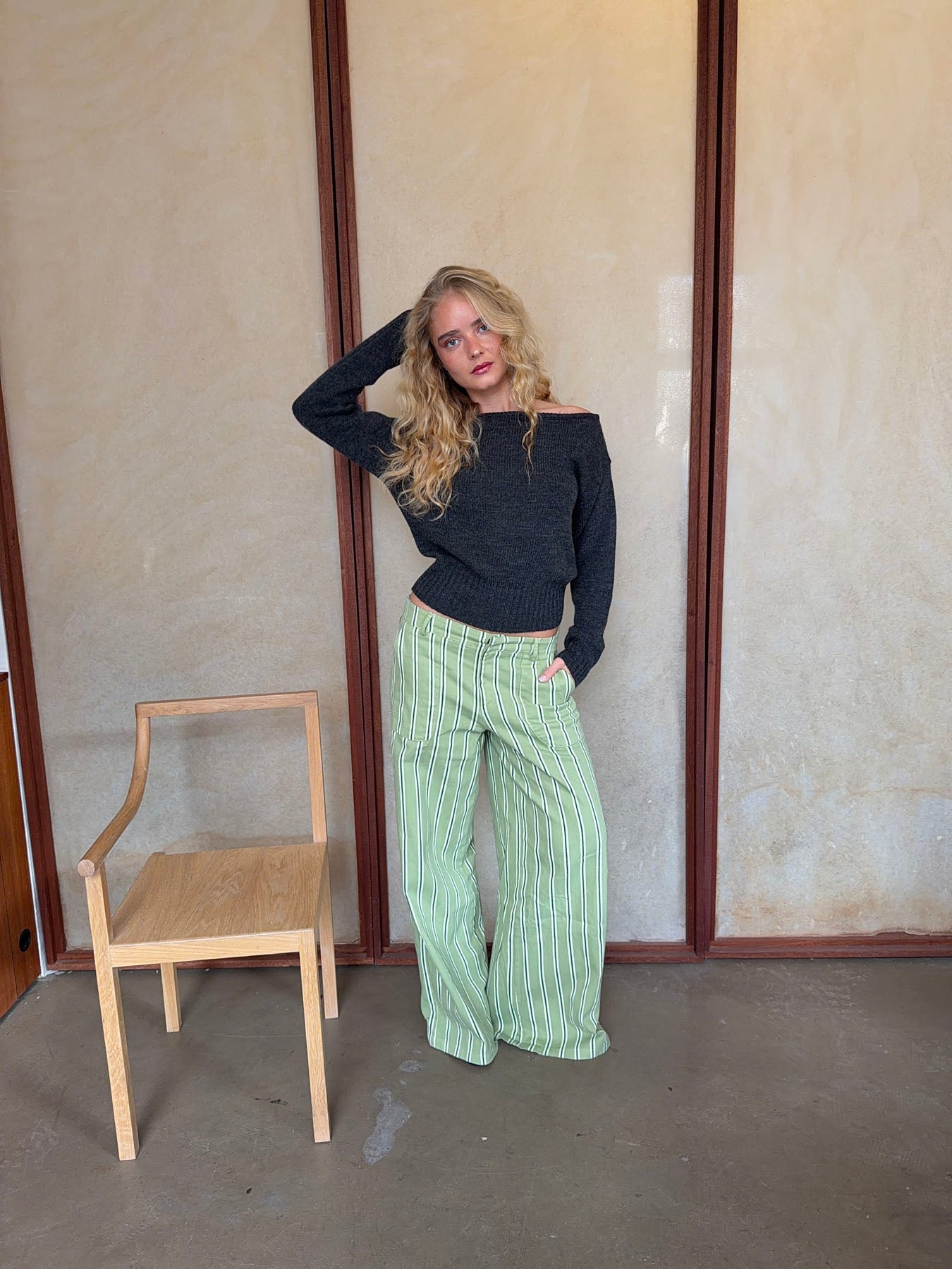 Lonny Green Striped Trousers | Women’s Casual Pants - Image 7