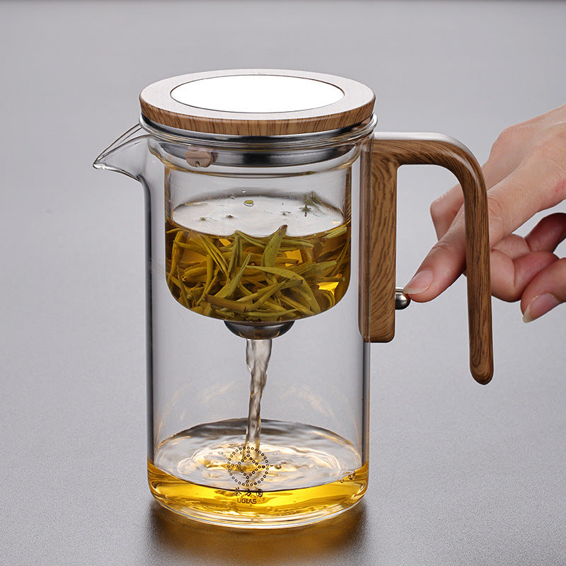 Glass Teapot Tea and Water Separation - Image 3