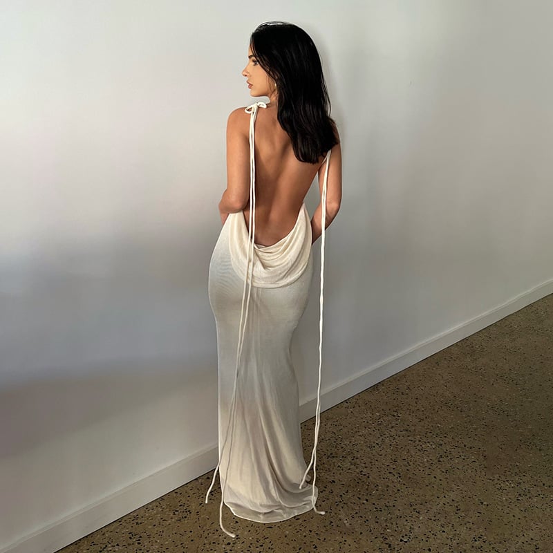 Eaksone - Serenity Backless Maxi Dress - Image 15