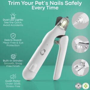 2-in-1 Pets nail grinder and clipper
