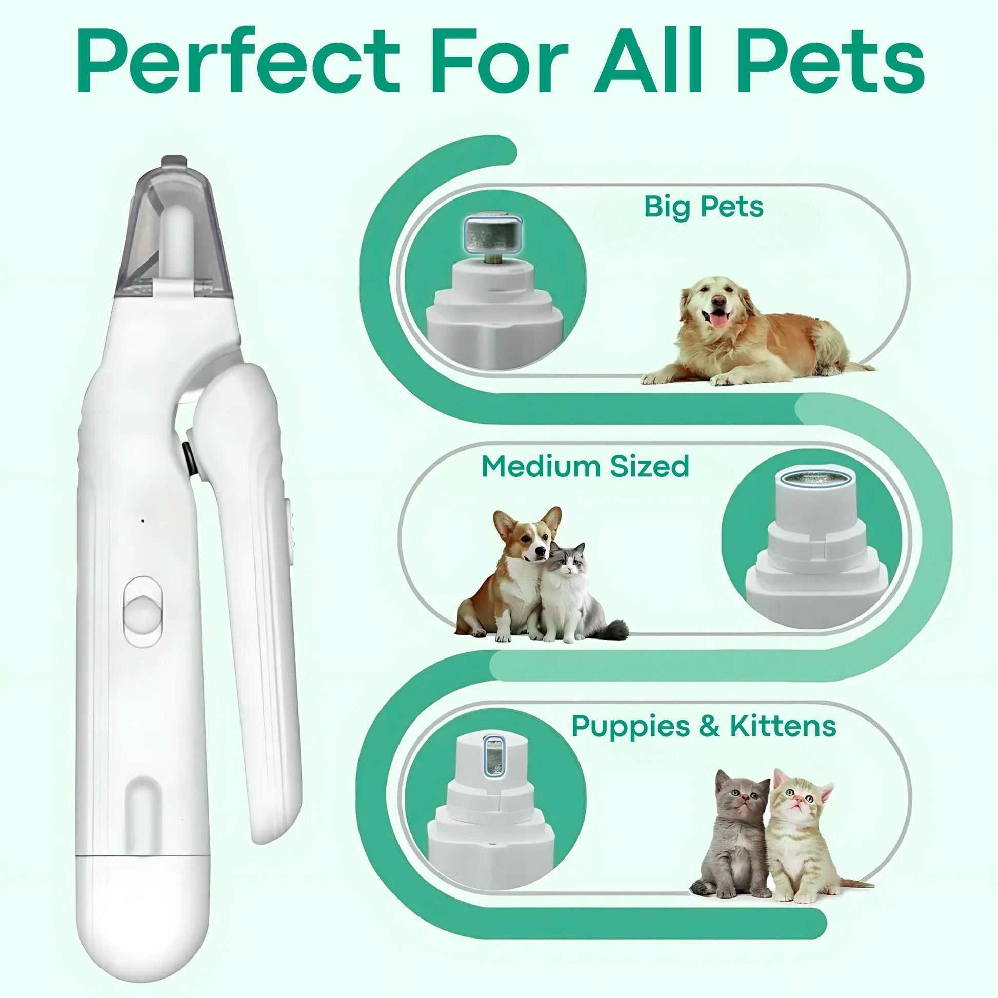 2-in-1 Pets nail grinder and clipper - Image 3