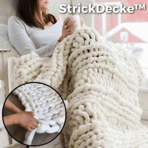 Hand-Knit Blanket | Your DIY Knitting Kit for Warmth, Creativity & Relaxation at Home